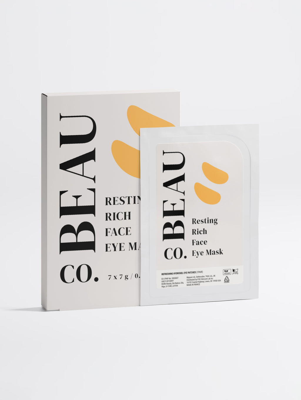 Resting Rich Face Eye Masks